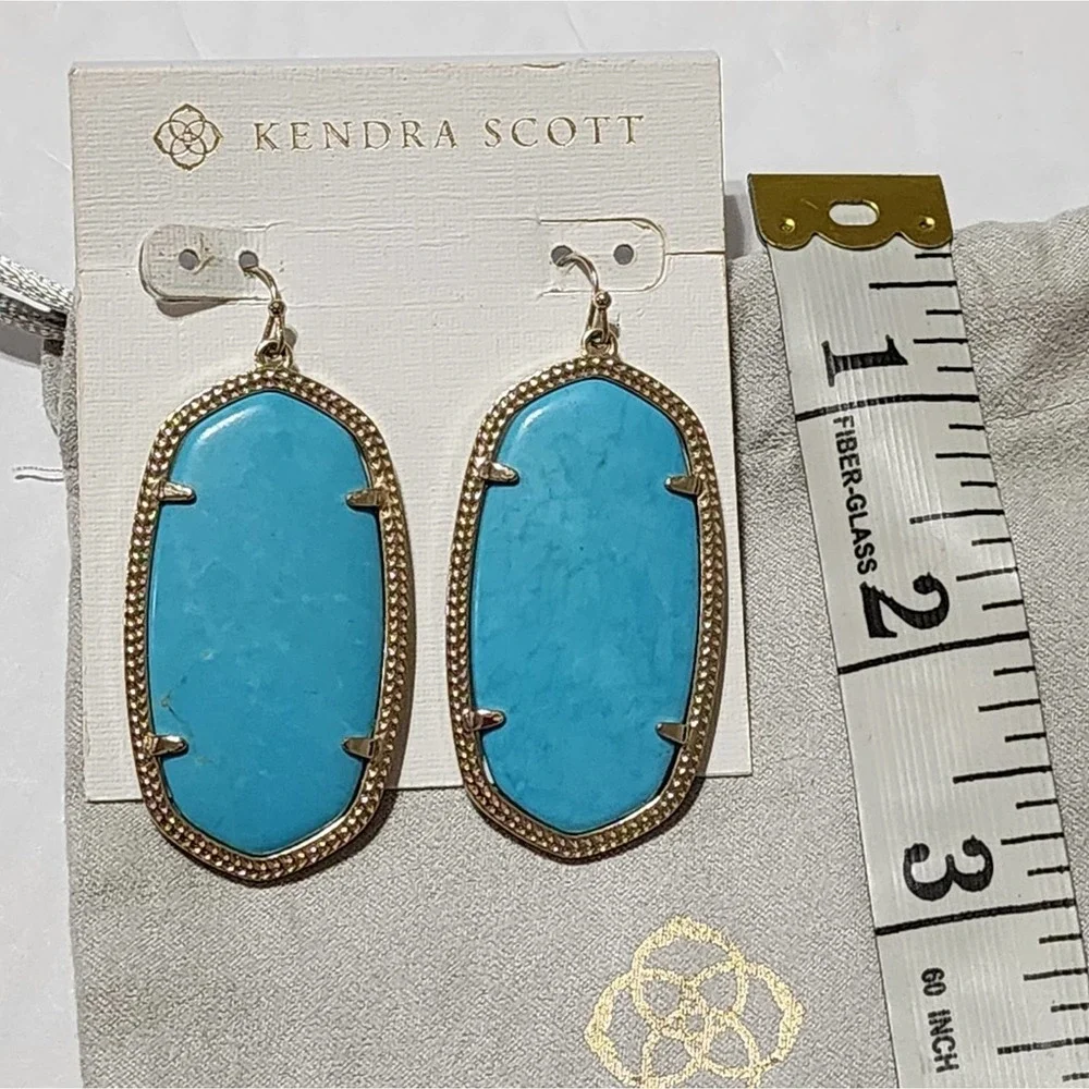 Kendra Scott Turquoise and gold‎ GP vintage Danielle